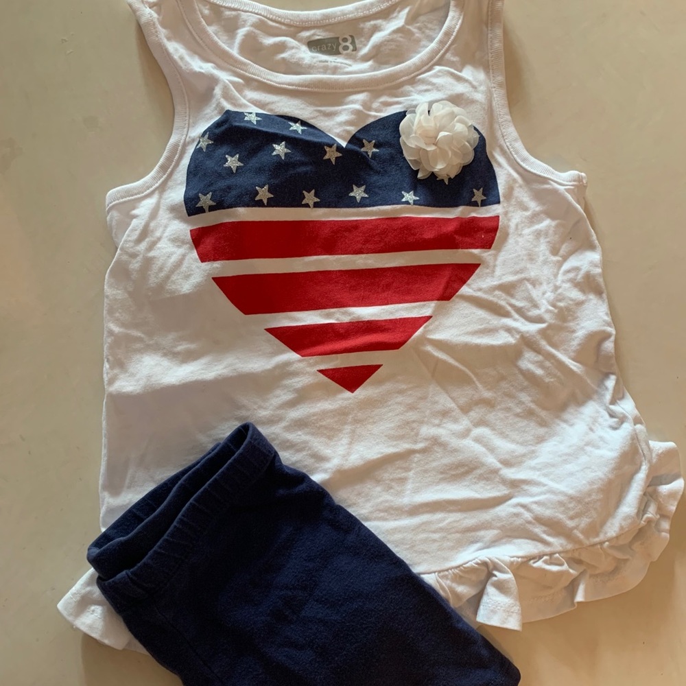 3T Girls 4th of July Set